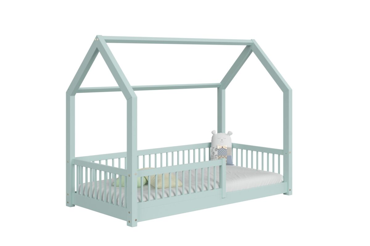 packshot w10 mat_1_zielony Kinderbed OLMO mini