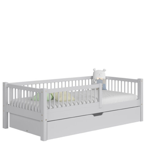 packshot w13 mat_1_szary Kinderbed SALICE met lade