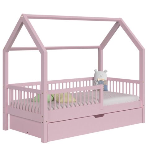 packshot w4 mat_1_rozowy Kinderbed OLMO met lade