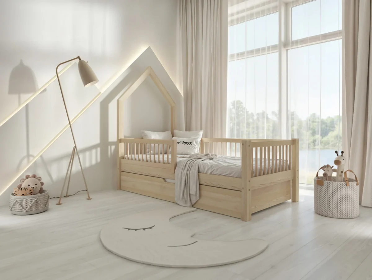 KR-WY-SZCZ_SZU_skos_1 Kinderbed LARICE met lade