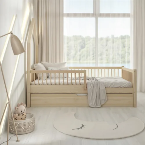 KR-WY-SZCZ_SZU_wprost_1 Kinderbed LARICE met lade