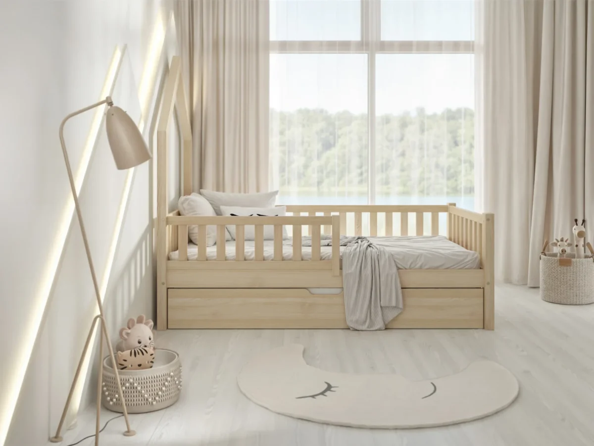 KR-WY-SZT_SZU_wprost_1 Kinderbed PERO met lade