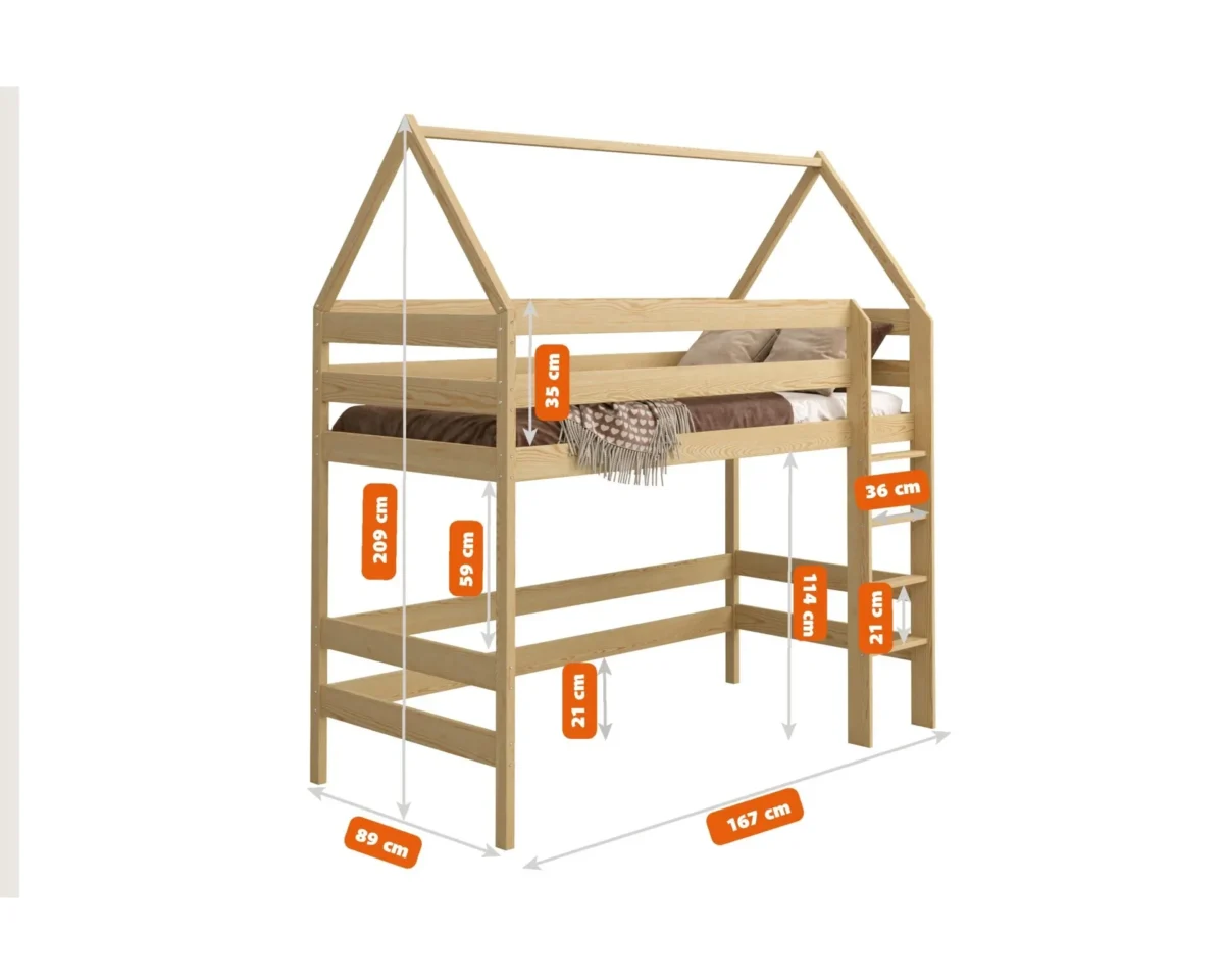 Stapelbed voor kinderen ISOTTA