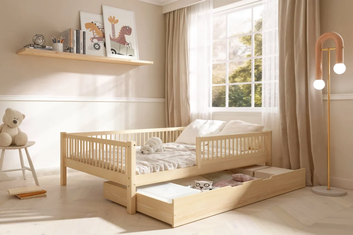 szczebeli_szuflada_pojemnik Kinderbed SALICE XL met lade (Snelle verzending 48u)